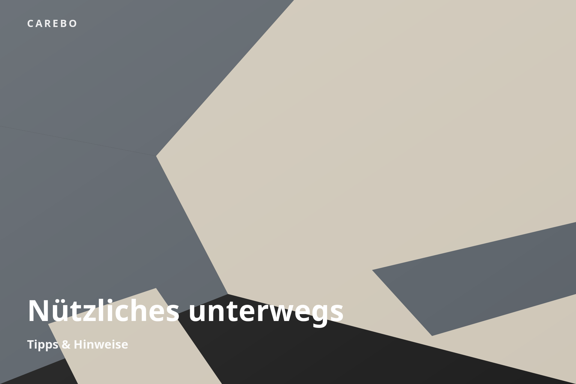 Nützliches unterwegs